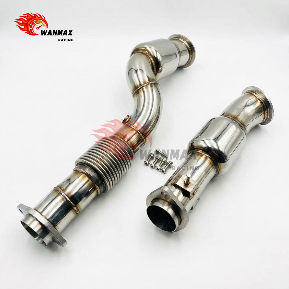 Mirror-Polished T304 Performance Downpipe Pair for BMW G80 M3/G82 G83 M4/G87 M2 S58 3.0L Turbo