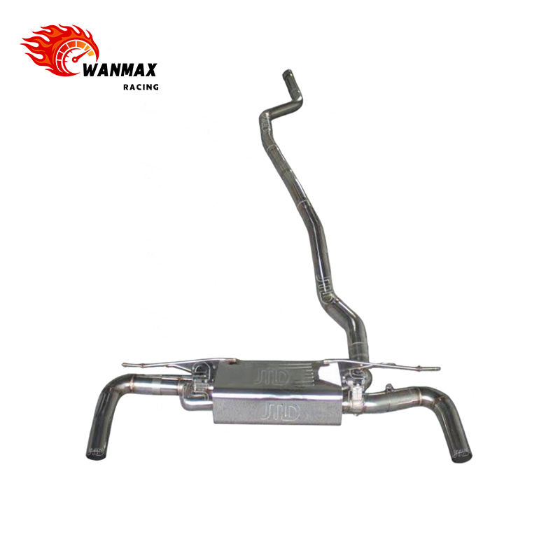 Mirror Polished SS304 Valved Catback Exhaust for BMW G12 740i B58 3.0L Turbo 2018