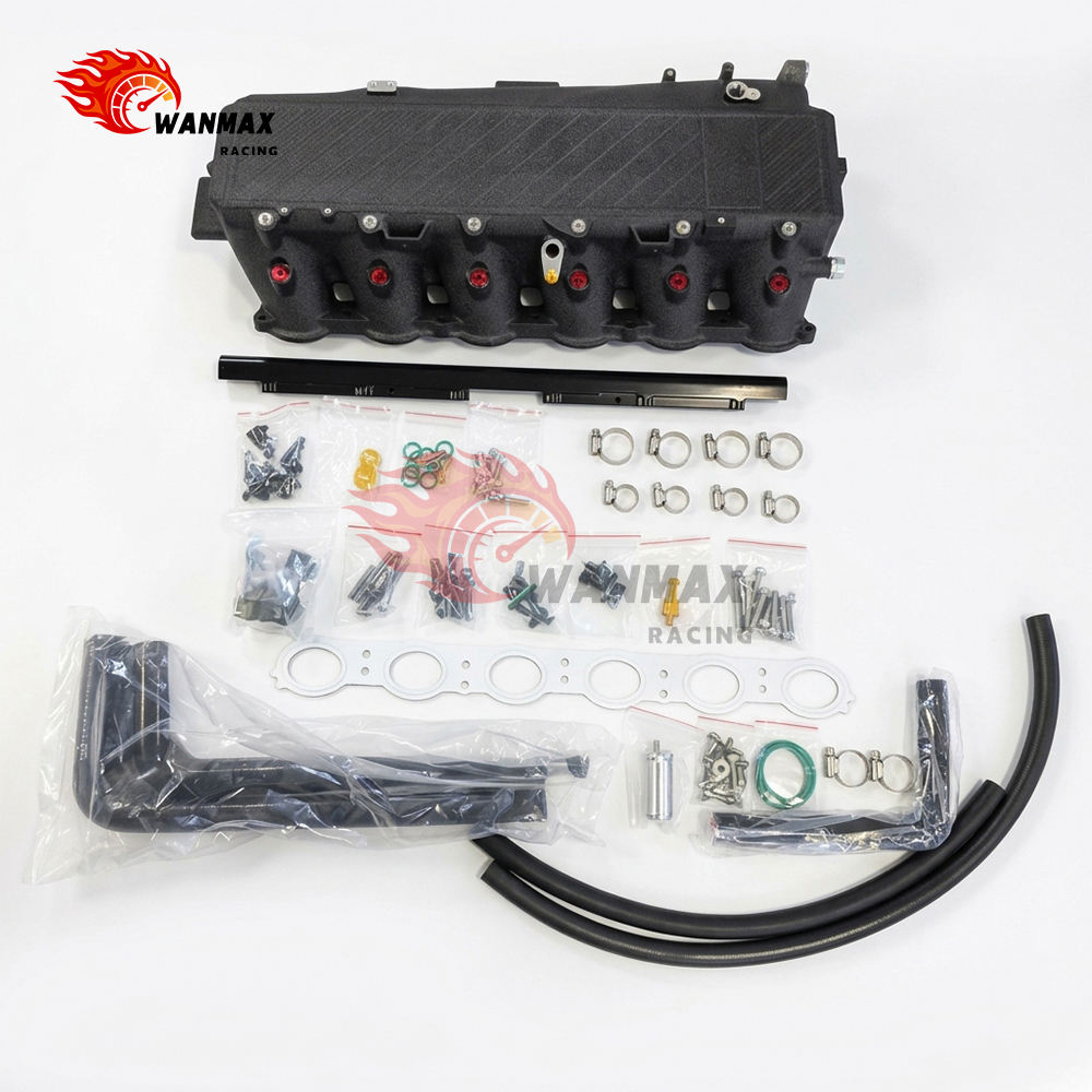 High Performance Semi-Cast B58TU Engine Intake Manifold Charge Air Cooler with Billet Fuel Rail For BMW G20 M340i Toyota Supra A90 A91