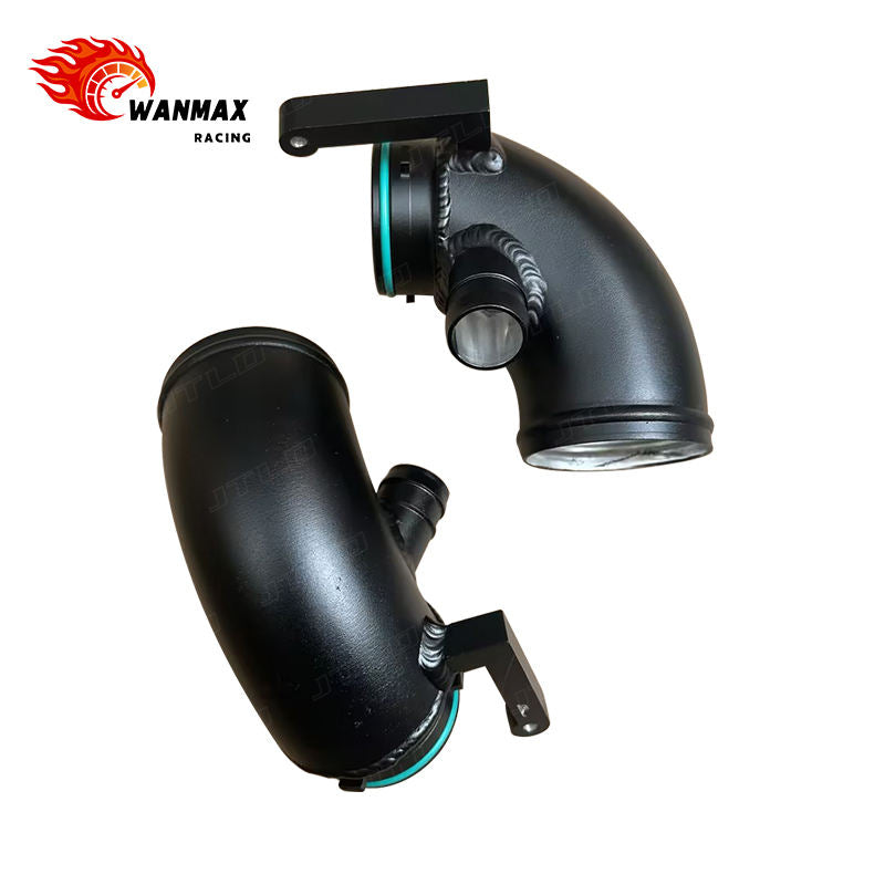 High Flow Aluminum Turbo Intake Inlet Pipe For VW GOLF MK7GTIR MK3 A3 S3 EA888 Tuning LG-0089-BK