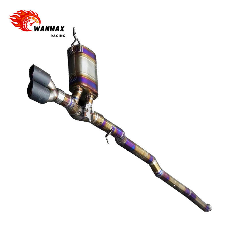 Performance Valved Catback Exhaust System for MINI Cooper S F56 2.0T B48 Engine Titanium Style