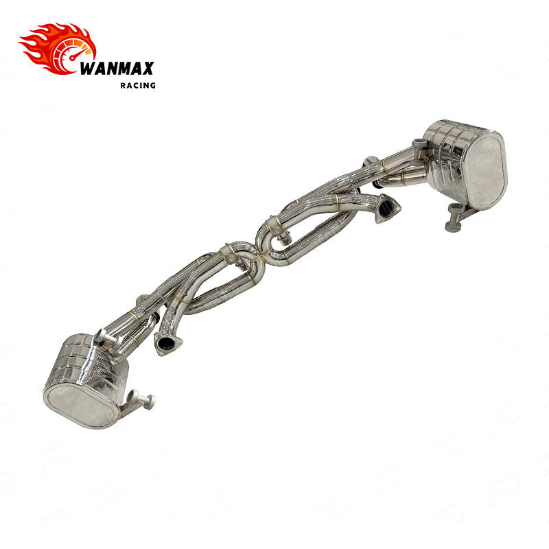 High Performance Valved Sport Exhaust System for Porsche 997.2 304 Stainless Steel with Vacuum Valve Fast Shipping in Stock