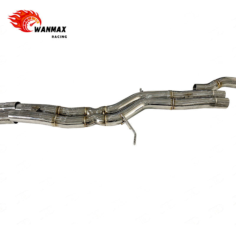 Mirror Polished SS304 Electronic Valved Exhaust System for  Audi C7 C7.5 RS6 RS7 4.0T Twin Turbo V8 2013-2018