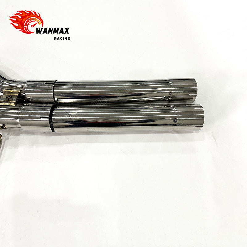 SS304 Electronic Valved Catback Exhaust for 2019+ Audi C8 RS6 RS7 4.0T Twin Turbo V8 US Spec  with Optional Gloss Carbon Fiber Tips