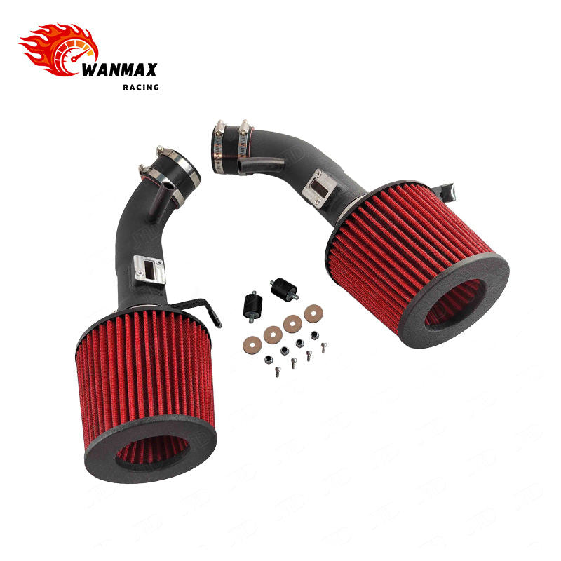 Performance Dual Aluminum Short Ram Air Intake Kit for Infiniti G35 Sedan 2007-2008 3.5L V6