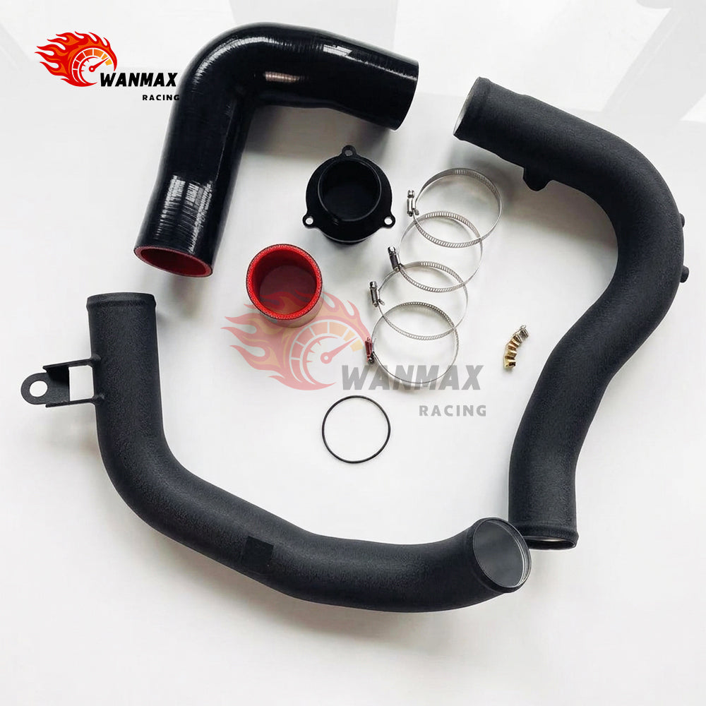 Aluminum Turbo Charge Pipe & Muffler Delete Kit for VW Golf MK7 GTI R Audi S3 A3 8V 2.0T INT-VW-009T