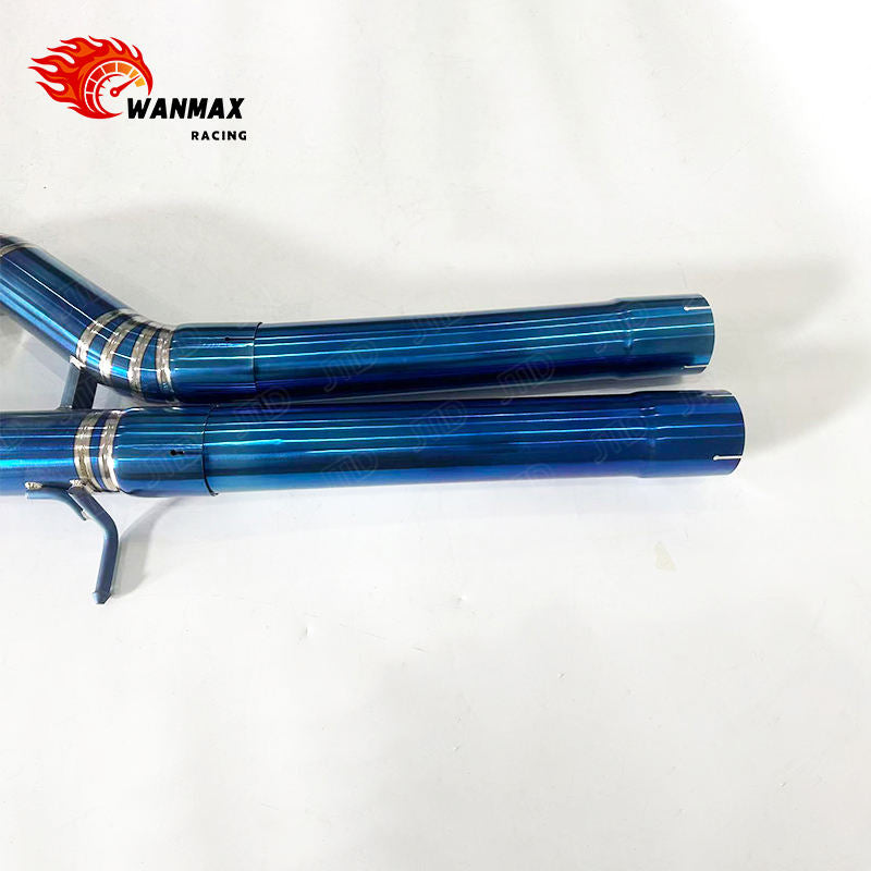 Titanium OEM Electronic Valved Catback Exhaust for 2019+ Audi C8 RS6 RS7 4.0T Twin Turbo V8 US Spec