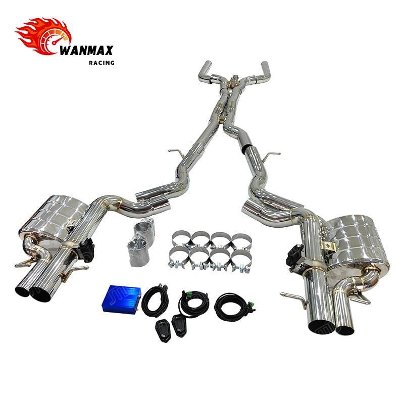 OEM Triple Vacuum Valved Catback Exhaust for Mercedes E63 AMG W213 2018-2024 4.0T Twin Turbo V8