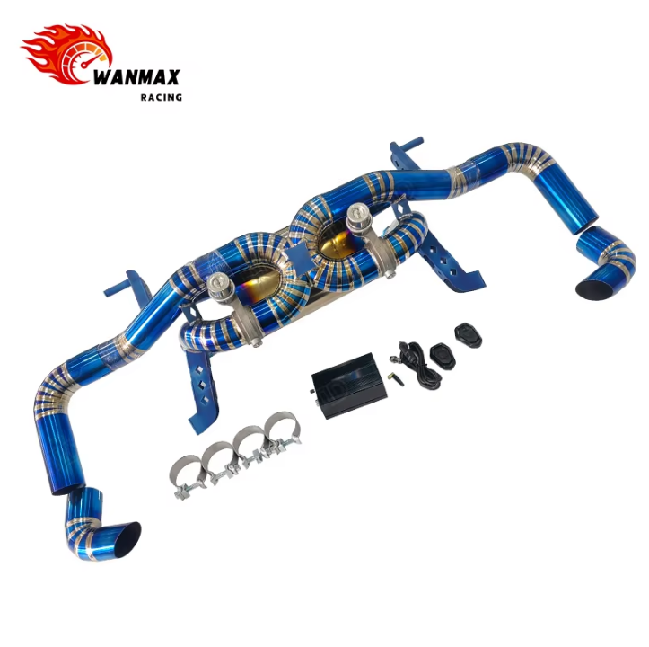Full Titanium Dual Valved Axle Back Exhaust for Audi R8 5.2L Naturally Aspirated V10 2021