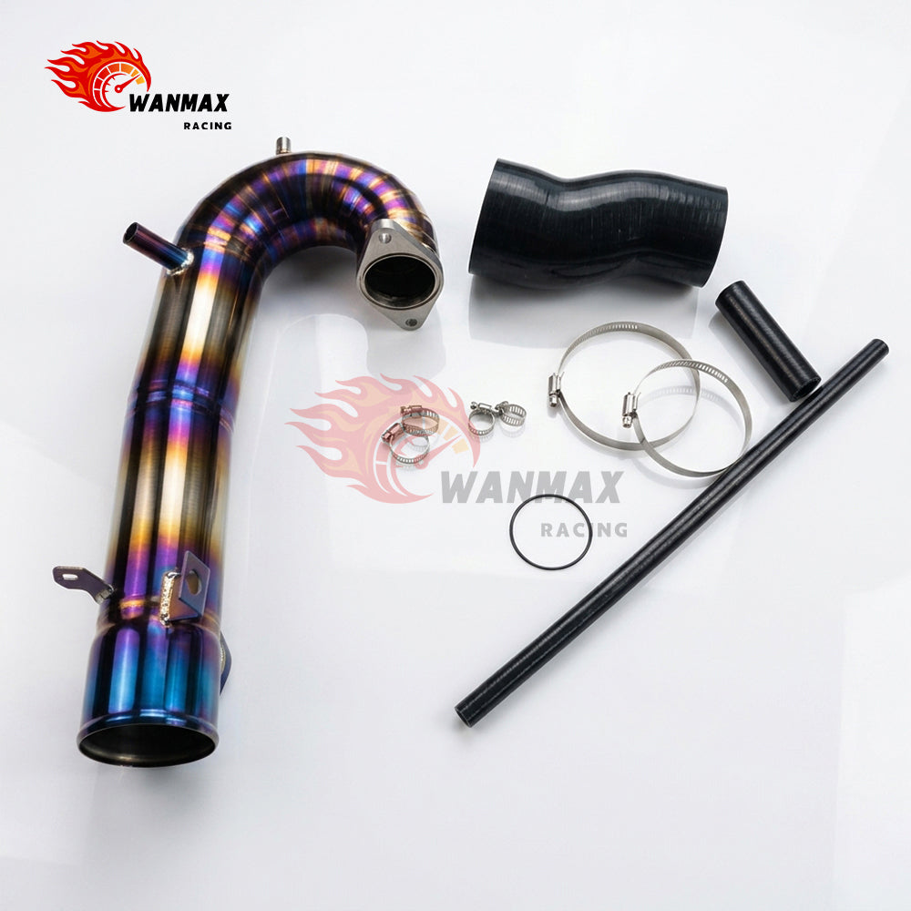 Burnt Blue Titanium Turbo Inlet Pipe for Honda Civic FE1 FL1 Si & Acura Integra DE1 1.5T 2022+