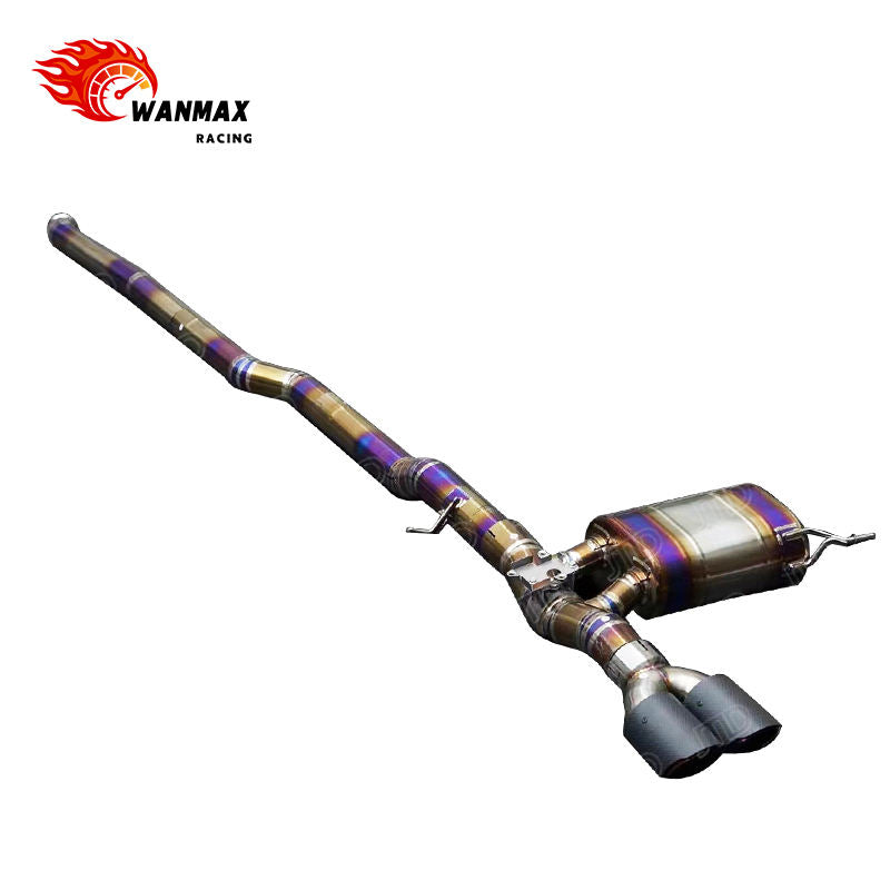 Performance Valved Catback Exhaust System for MINI Cooper S F56 2.0T B48 Engine Titanium Style
