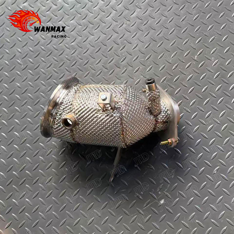 SS304 Heat-Shielded High-Flow Downpipe for Toyota GR Yaris G16E-GTS 1.6L Turbo 2022+
