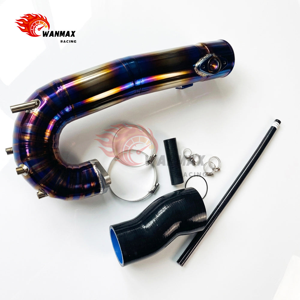 Burnt Blue Titanium Turbo Inlet Pipe for Honda Civic FE1 FL1 Si & Acura Integra DE1 1.5T 2022+