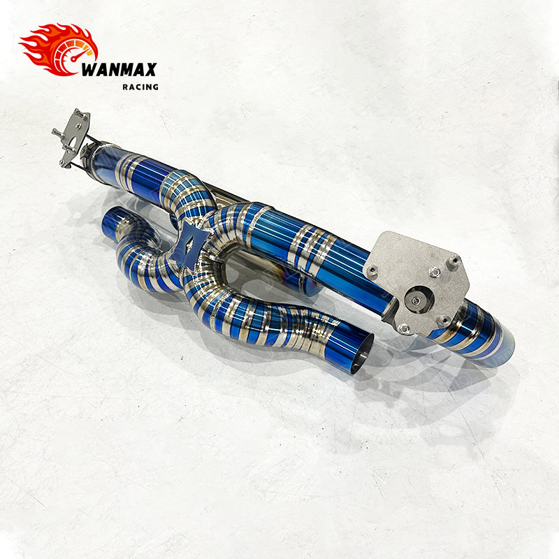 For Porsche 911 992 3.0T Burnt Blue Full Titanium  Catback Exhaust OEM Electronic Valved