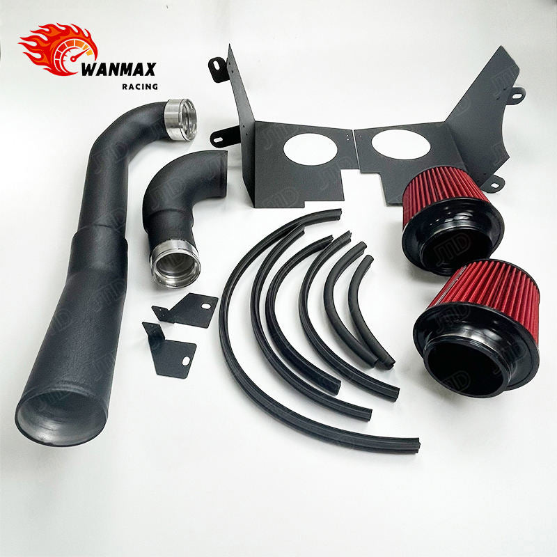 Performance Aluminum Dual Cold Air Intake System Kit with Heat Shield for BMW G80 M3 G87 M2 S58 3.0L Twin Turbo 2023+