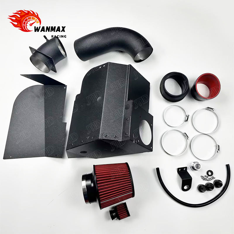Performance Aluminum Cold Air Intake Kit with Heat Shield for VW Golf GTI MK8 & Audi A3 8Y EA888 Gen 4 2.0T