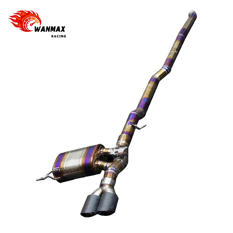 Performance Valved Catback Exhaust System for MINI Cooper S F56 2.0T B48 Engine Titanium Style