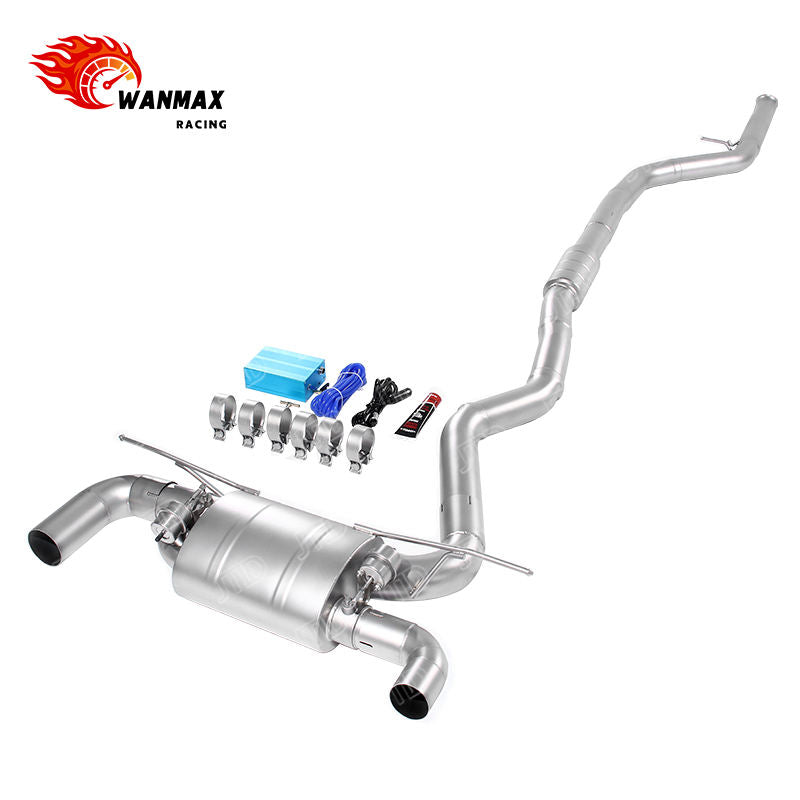 Sandblasted SS304 Valvetronic Catback Exhaust for BMW F32 F33 420i 425i 428i 430i B48 2.0L Turbo 2013-2018