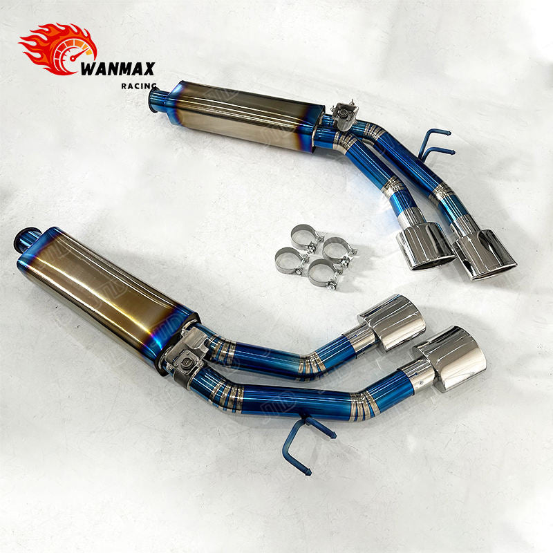 Titanium OEM Vacuum Valved Catback Exhaust for Mercedes G63 AMG W464 W463A 2018+ 4.0T Twin Turbo V8 with Polished Stainless Tips