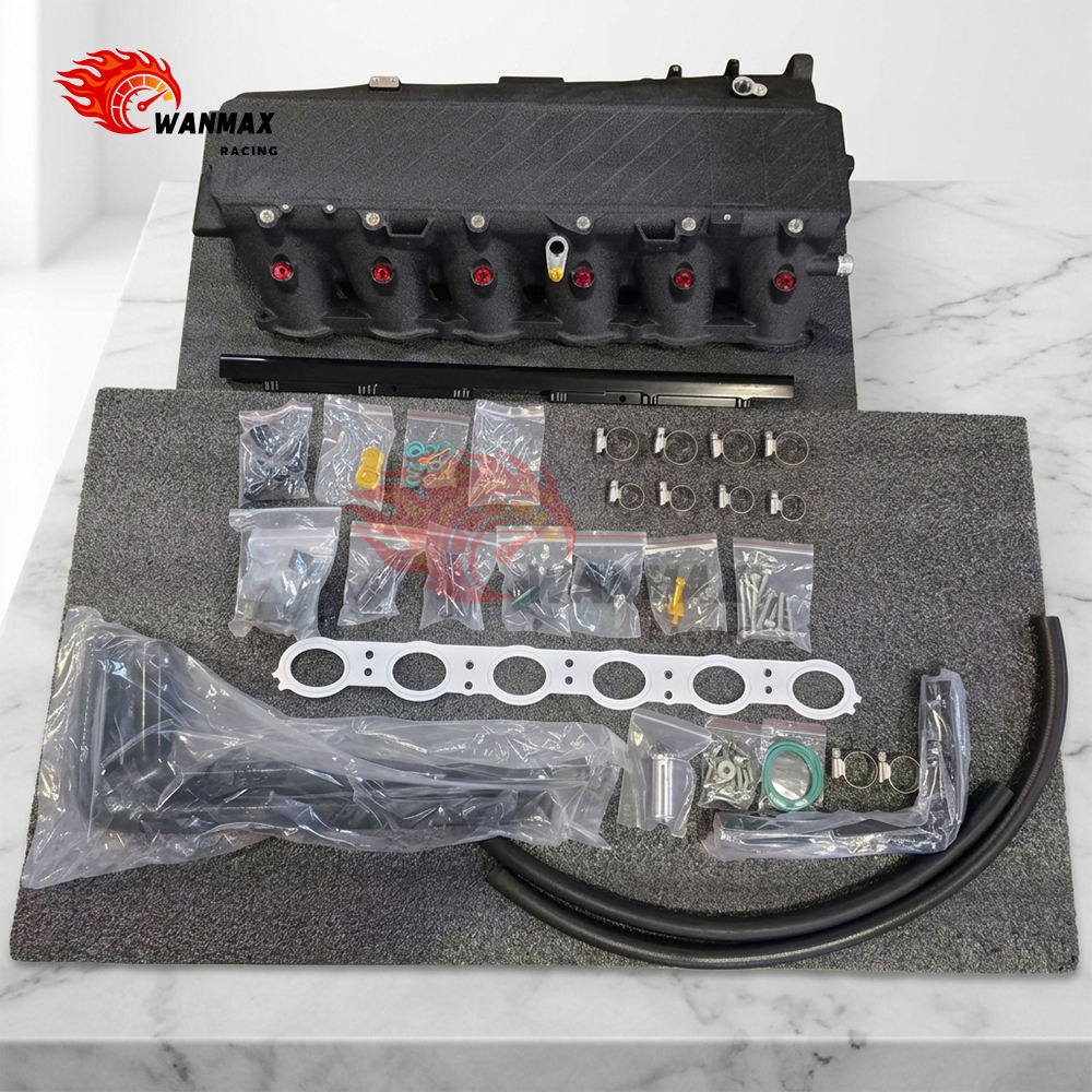 High Performance Semi-Cast B58TU Engine Intake Manifold Charge Air Cooler with Billet Fuel Rail For BMW G20 M340i Toyota Supra A90 A91