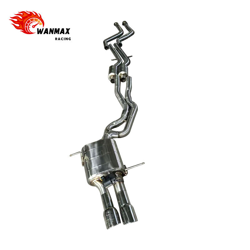 Performance Stainless Steel Catback Valved Muffler Exhaust System for BMW 330Ci E46 3.0L 2001