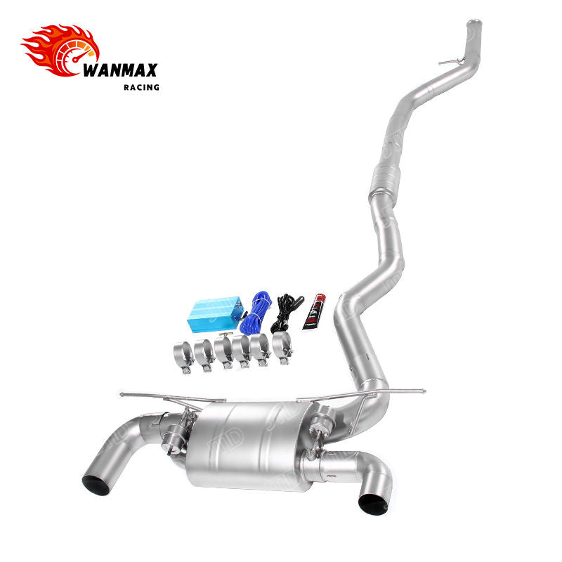 Sandblasted SS304 Valvetronic Catback Exhaust for BMW F32 F33 420i 425i 428i 430i B48 2.0L Turbo 2013-2018
