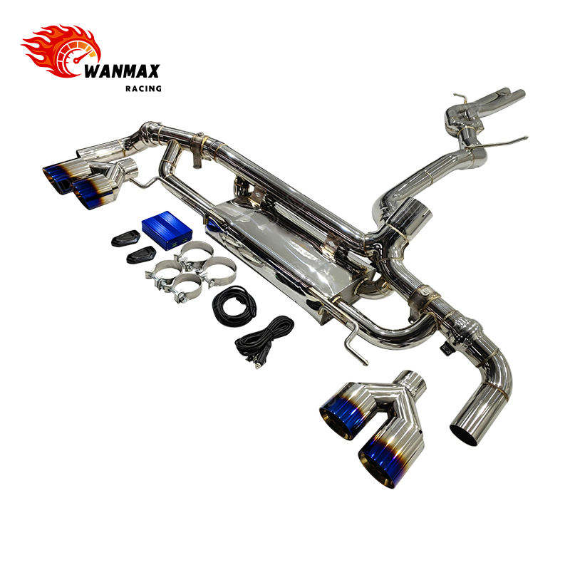 SS304 Electronic Valved Catback Exhaust for 2016-2019 Audi 4M Q7 3.0T V6 Luxury SUV