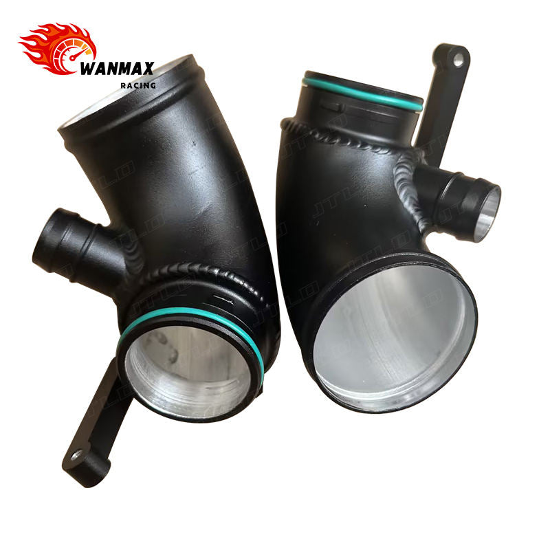 High Flow Aluminum Turbo Intake Inlet Pipe For VW GOLF MK7GTIR MK3 A3 S3 EA888 Tuning LG-0089-BK