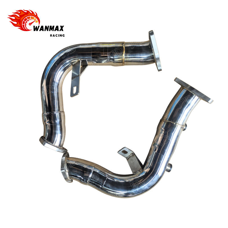 Performance 304 Stainless Steel High Flow Exhaust Downpipe for Audi S5 B8 Coupe 4.2L V8 LHD 2008-2012