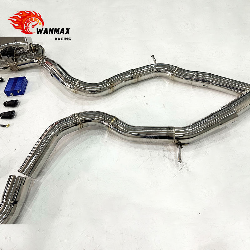 Mirror Polished 304 Stainless Steel Electronic Valved Exhaust System for Mercedes-Benz W206 C43 AMG 3.0T V6 2022+