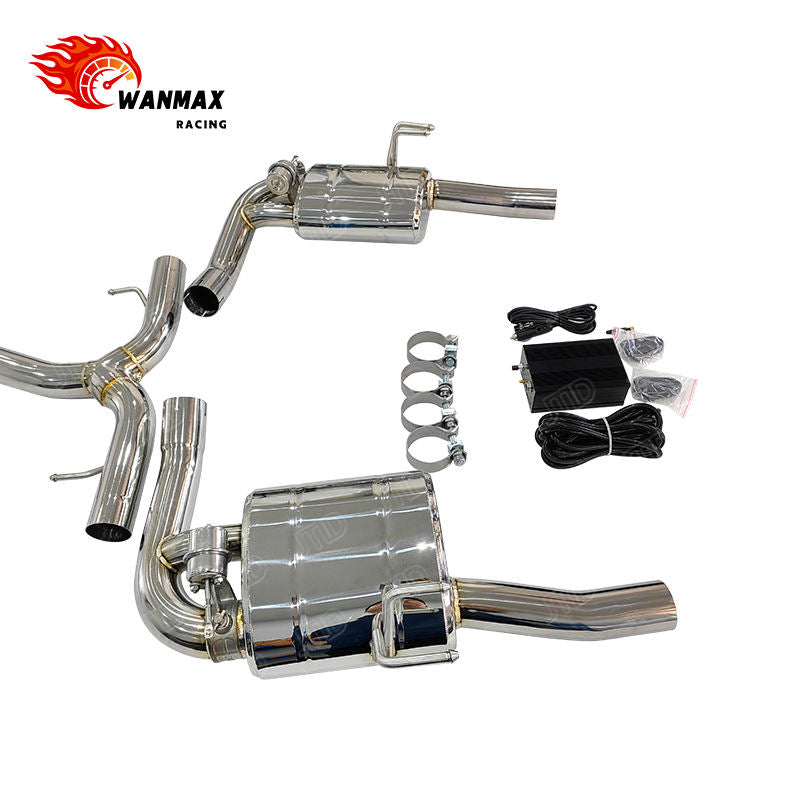 Performance 1.5mm T304 Stainless Steel Valvetronic Catback Exhaust System for Mercedes-Benz E300 W213 2.0T 2019+