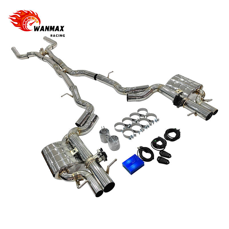 OEM Triple Vacuum Valved Catback Exhaust for Mercedes E63 AMG W213 2018-2024 4.0T Twin Turbo V8