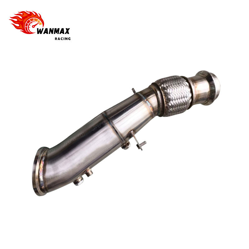 Brushed SS304 High-Flow Downpipe for BMW 120i/220i/320i/330i/420i B46 2.0L Turbo