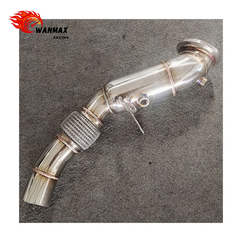Mirror Polished SS304 Exhaust Downpipe for BMW 3 Series F30 318i B38 1.5L Turbo With Flex Bellows