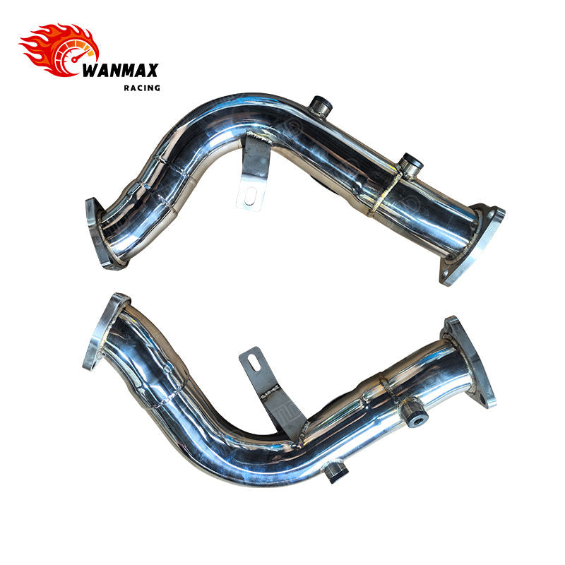 Performance 304 Stainless Steel High Flow Exhaust Downpipe for Audi S5 B8 Coupe 4.2L V8 LHD 2008-2012