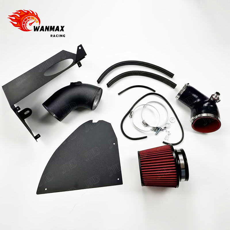 High-Flow Aluminum Cold Air Intake System Kit with Heat Shield for BMW G20 M340i G42 M240i B58 3.0L Turbo