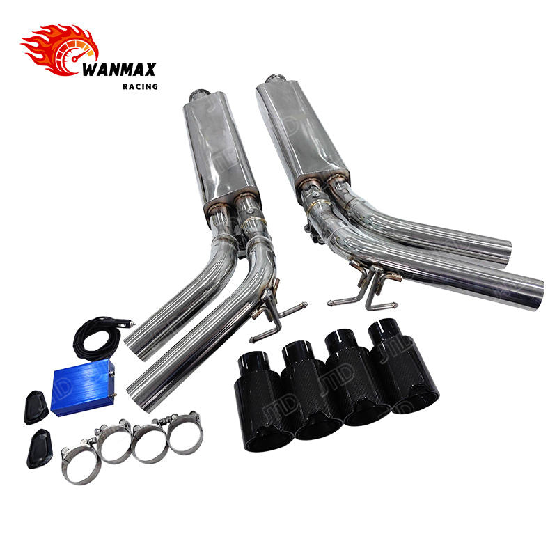 Mirror Polished SS304 OEM Vacuum Valved Catback Exhaust for Mercedes G-Class W464 W463A G63 G500 G550 2018+
