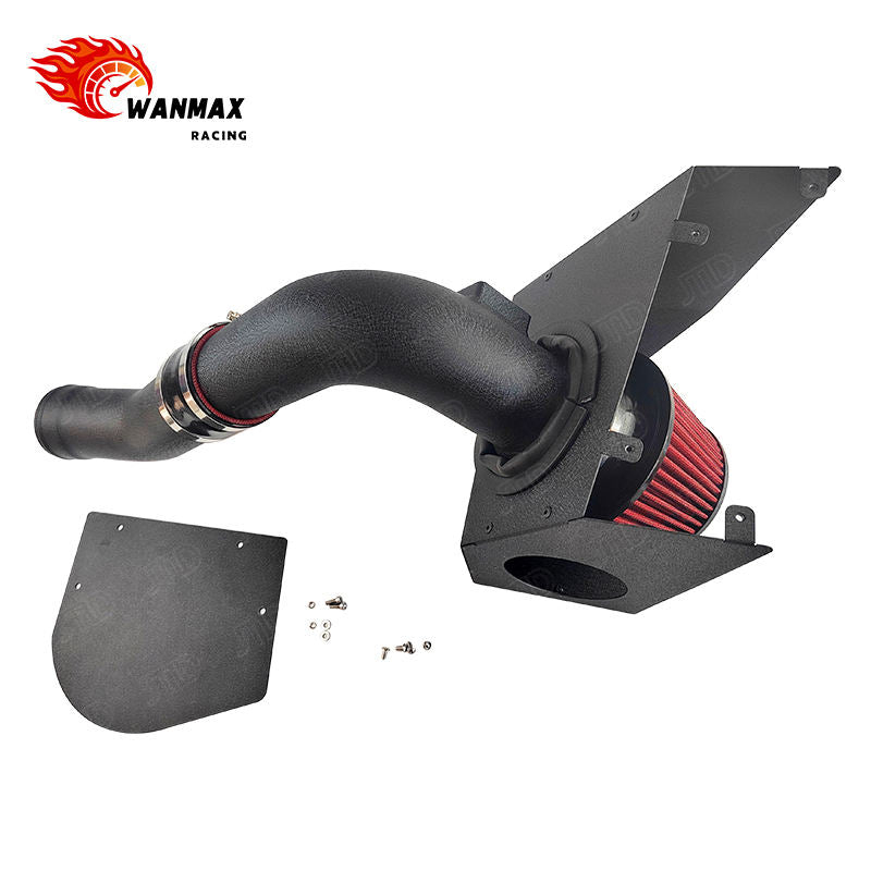 Performance Aluminum Cold Air Intake System Kit with Enclosed Heat Shield for BMW F10 F11 520i 528i N20 2.0L Turbo 2012-2018