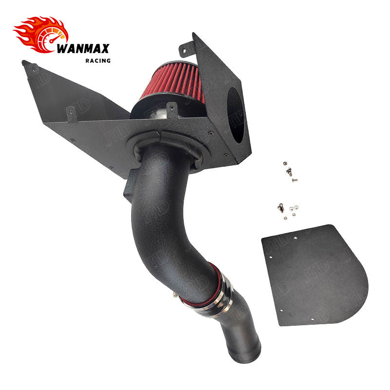 Performance Aluminum Cold Air Intake System Kit with Enclosed Heat Shield for BMW F10 F11 520i 528i N20 2.0L Turbo 2012-2018