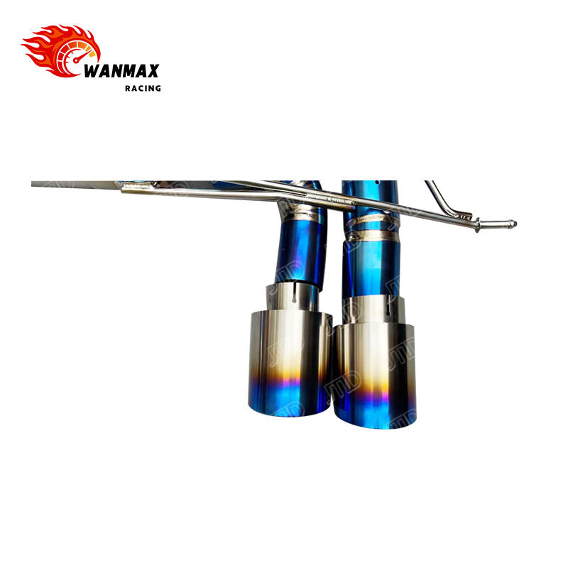 Titanium Valved Catback Exhaust System for BMW M2 G87 G80 M3 G82 M4 S58 3.0T 2021+ Car Performance Muffler Pipe with Quad Tips