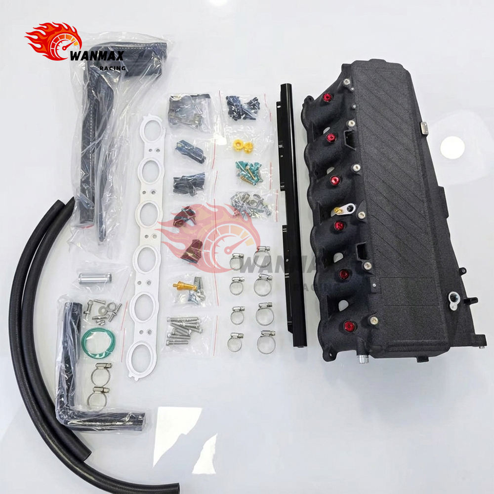 High Performance Semi-Cast B58TU Engine Intake Manifold Charge Air Cooler with Billet Fuel Rail For BMW G20 M340i Toyota Supra A90 A91