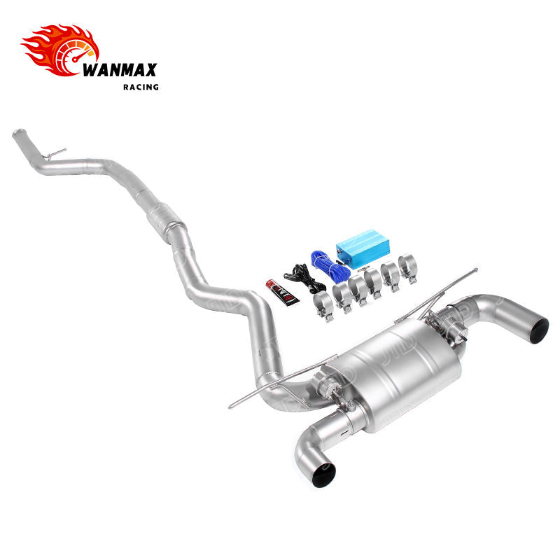 Sandblasted SS304 Valvetronic Catback Exhaust for BMW F32 F33 420i 425i 428i 430i B48 2.0L Turbo 2013-2018