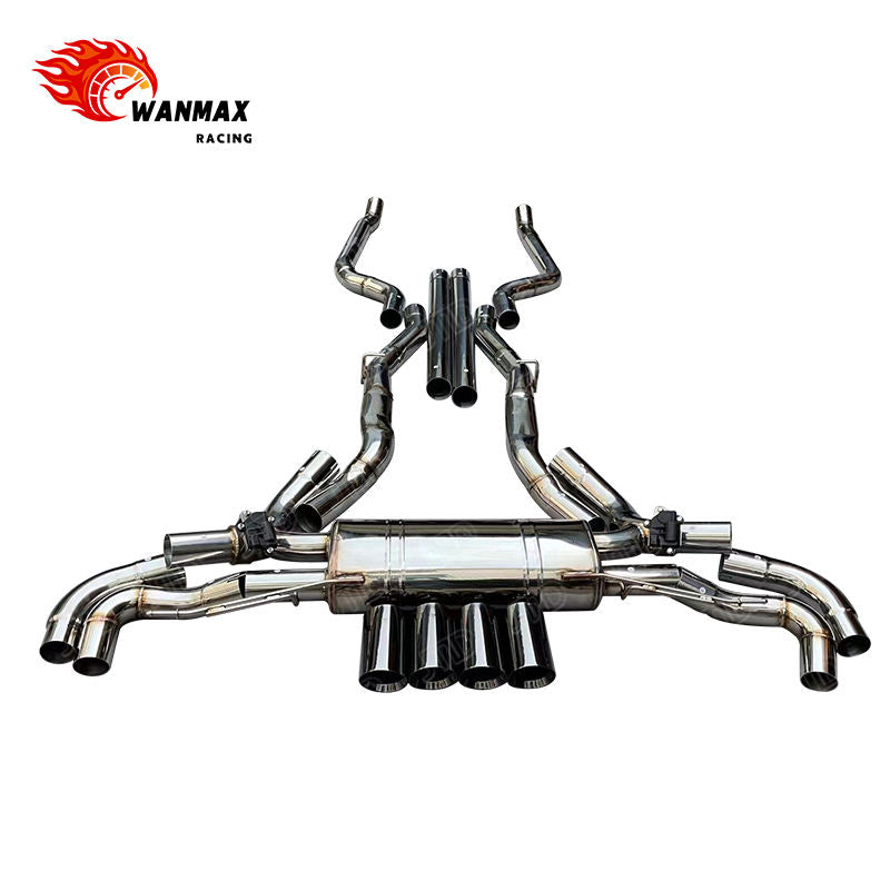 Mirror Polished T304 SS Valved Catback Exhaust for BMW X7 G07 40i M50i M60i B58/N63 2019+ SUV