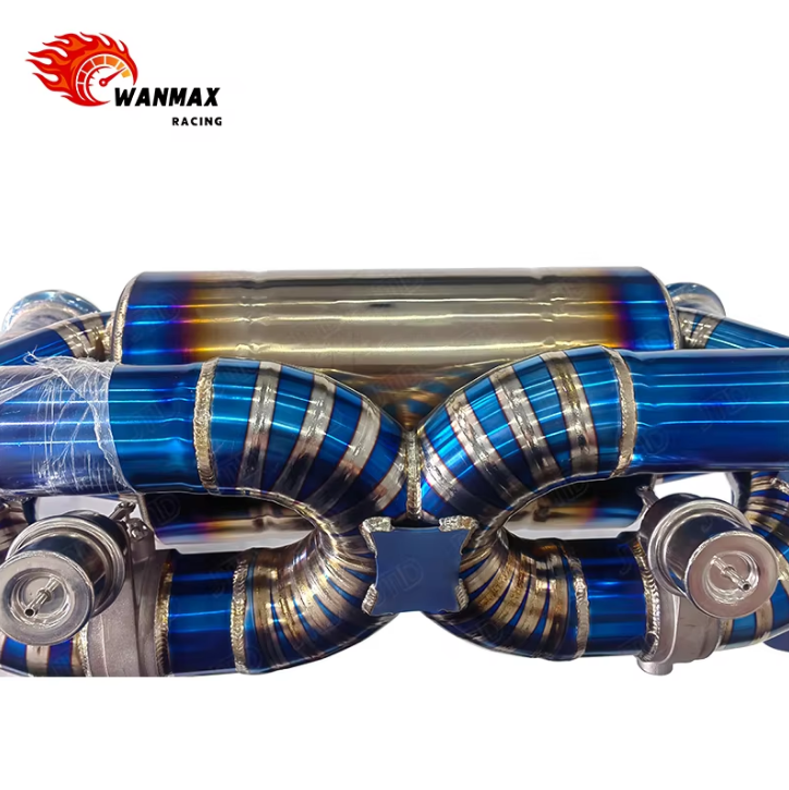 Full Titanium Dual Valved Axle Back Exhaust for Audi R8 5.2L Naturally Aspirated V10 2021