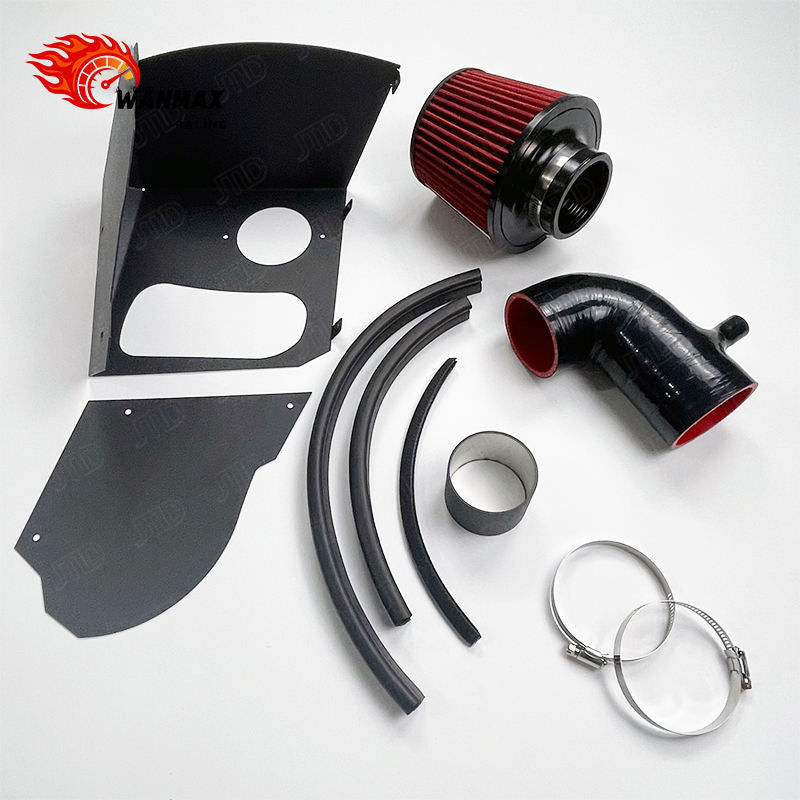 Performance Cold Air Intake Kit with Silicone Pipe & Heat Shield for Audi A4 B9 2.0T TFSI 2015+