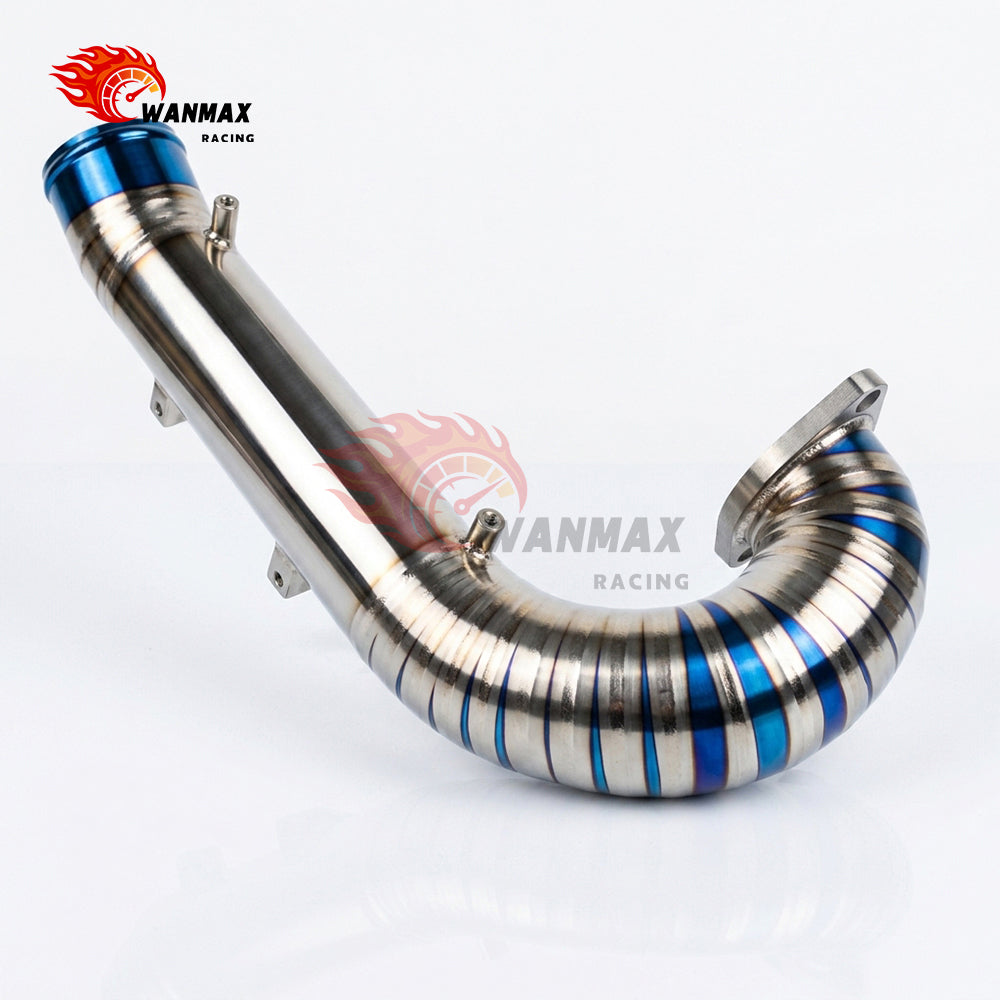 High-Performance Titanium Turbo Inlet Pipe Crossover Tube for Honda Civic Type R FK8 2.0T K20C1 2017-2021