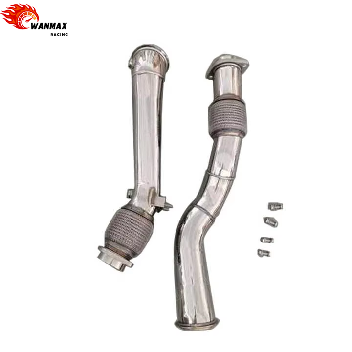 Performance 304 Stainless Steel Catless Exhaust Downpipe for BMW X3M F97 S58 3.0T Twin Turbo 2019+