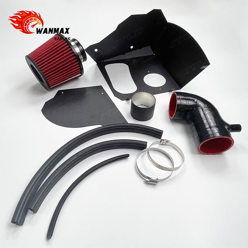 Performance Cold Air Intake Kit with Silicone Pipe & Heat Shield for Audi A4 B9 2.0T TFSI 2015+