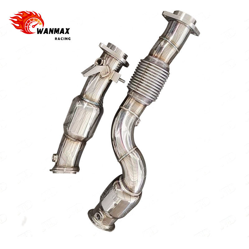 Mirror-Polished T304 Performance Downpipe Pair for BMW G80 M3/G82 G83 M4/G87 M2 S58 3.0L Turbo
