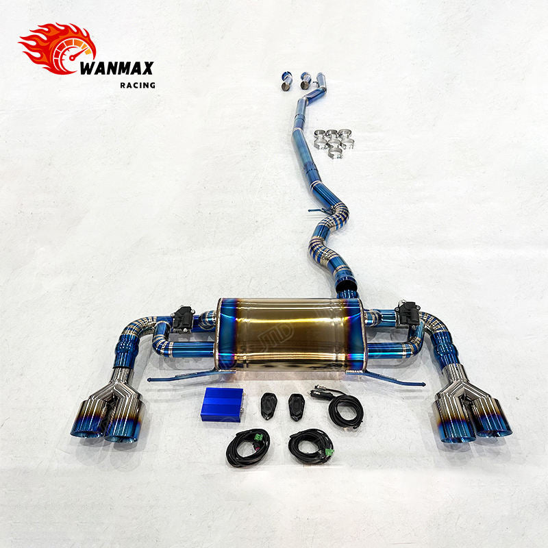 Titanium Electronic Valved Catback Exhaust for 2019+ BMW G20 G22 G23 G26 330i 430i 3 Series 4 Series B48 2.0T